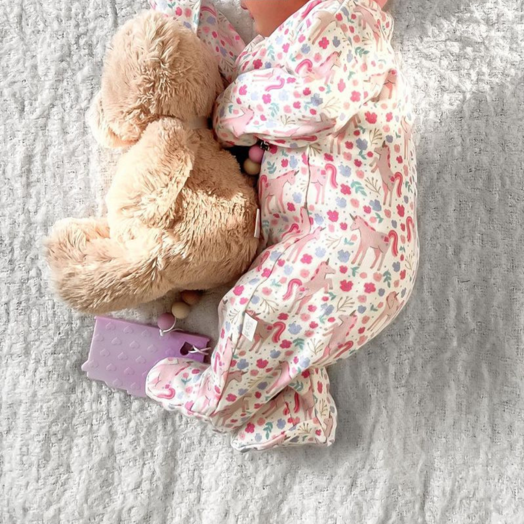 Personalized First Teddy Bear  wooden baby keepsake toy by Mommy's Charms