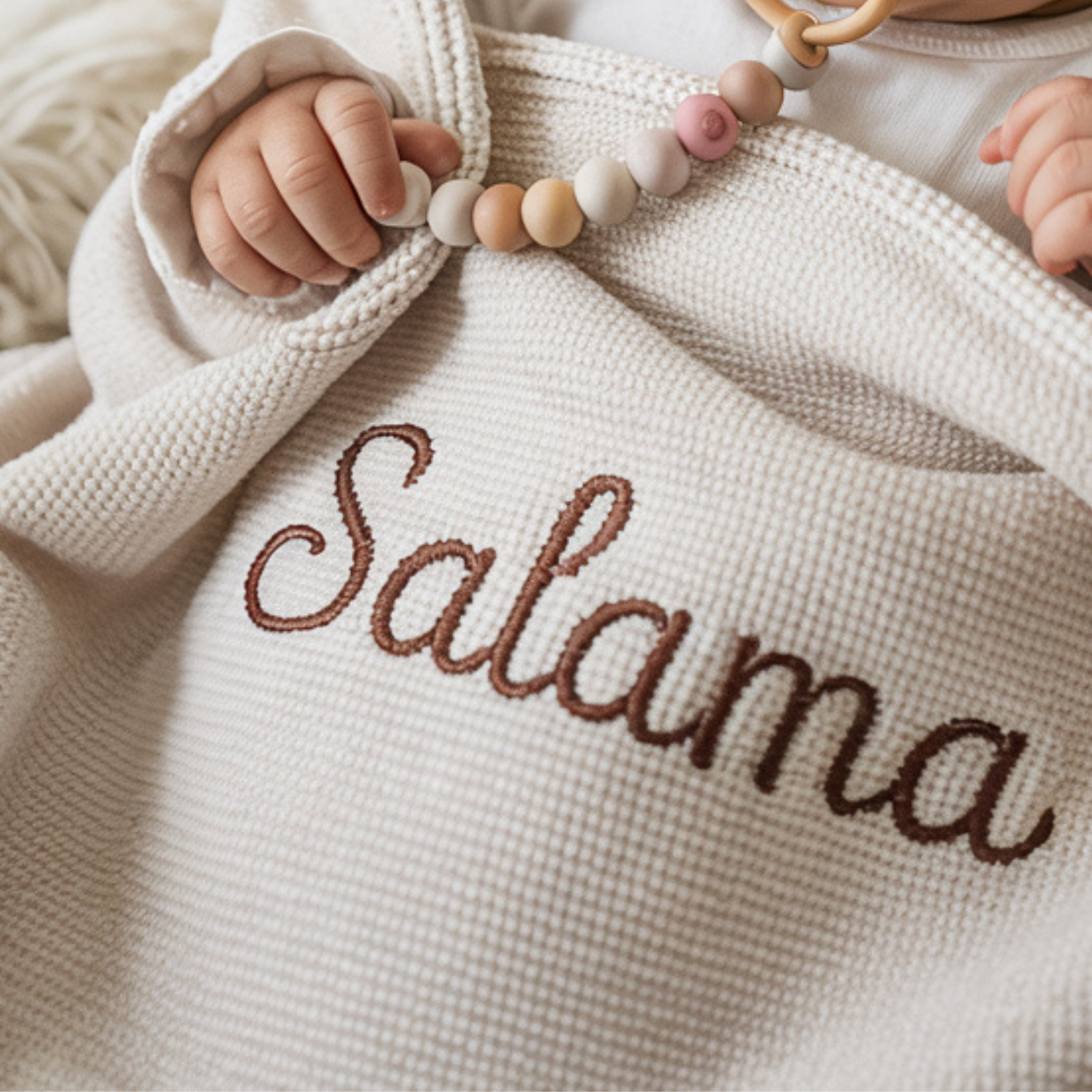 Personalized Baby Blanket & Bunny Comforter Set – Embroidered Name Soft Blanket - embroidered baby blanket by Mommy's Charms